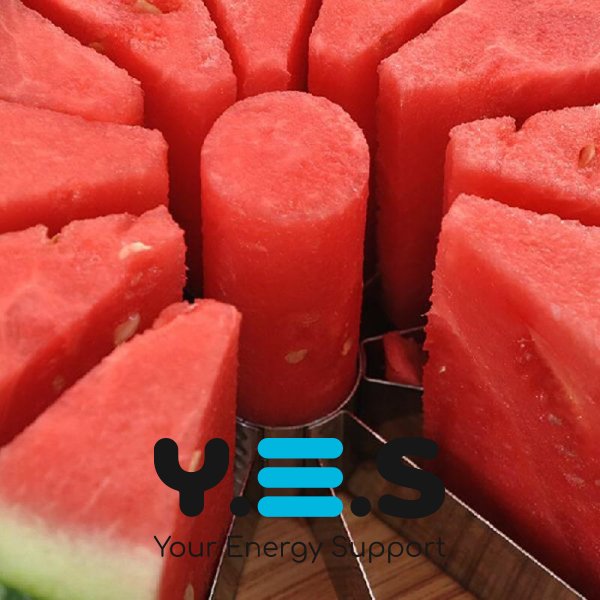 Круглий ніж-нарізувач WATERMELON CUTTER для кавуна, дині та ананаса