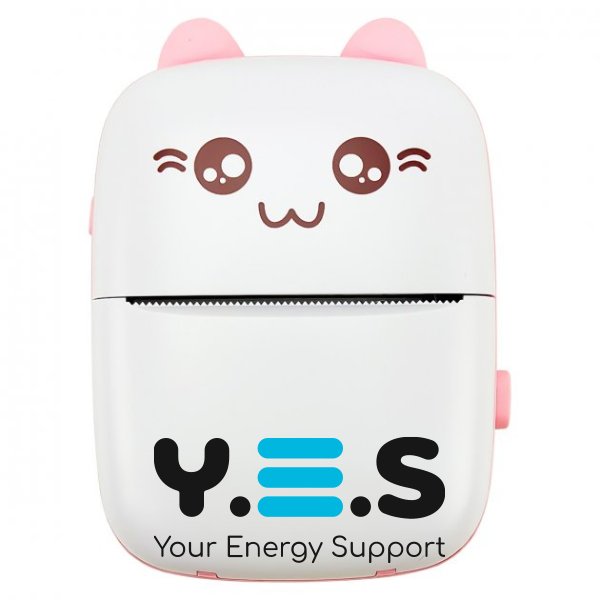 Портативний дитячий Bluetooth мініпринтер з термодруком без чорнил, Android/iOS, USB-зарядка