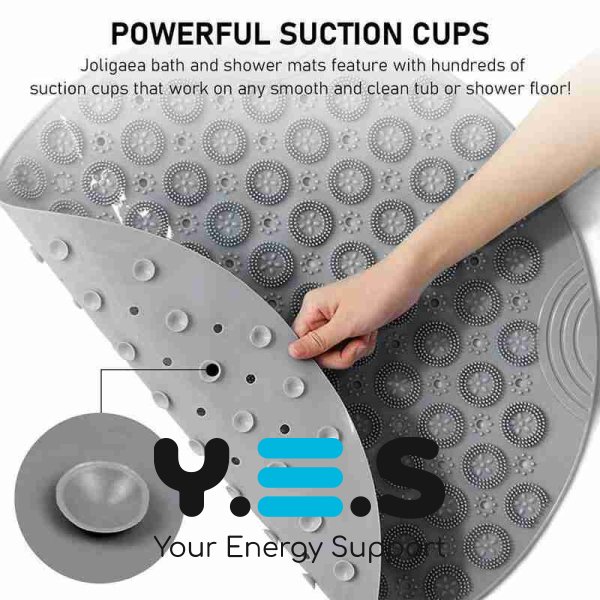 Антиковзний масажний килимок для ванної на присосках, акупунктурний ПВХ для ніг