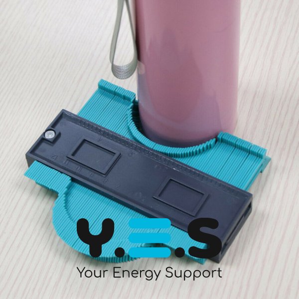 Контурний шаблон Wolfcraft Pro Tools: лінійка-вимірювач профілю для кутів і контурів