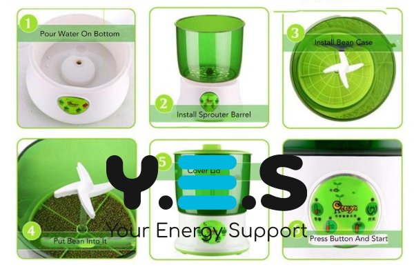 Автоматичний пророщувач насіння Agrolife для пророщування насіння, бобових і злаків