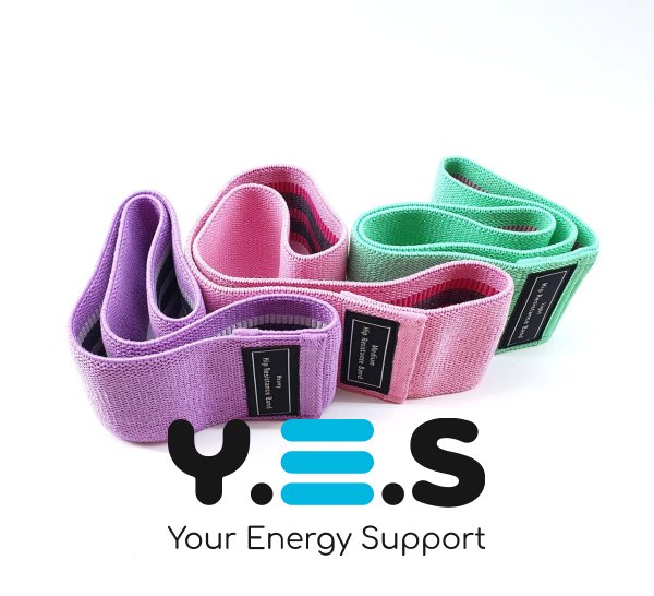 Набір тканинних фітнес-резинок 3 шт — еспандери для тренувань і спорту