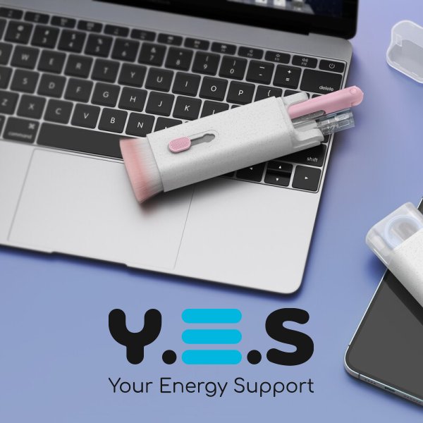 Набір для чищення електроніки 7в1: щітка для клавіатури, навушників, монітора, смартфона, ноутбука