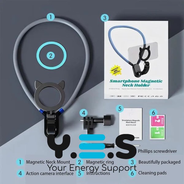 Тримач смартфона на шию hands-free без рук 5314 (зручний)