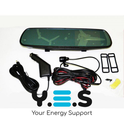 Відеореєстратор-дзеркало DVR 138W для авто з камерою заднього виду