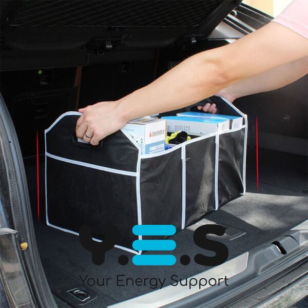 Автомобільний органайзер у багажник Car Boot Organizer — сумка з ручками для авто