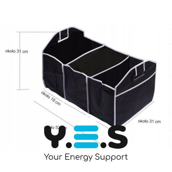 Автомобільний органайзер у багажник Car Boot Organizer — сумка з ручками для авто