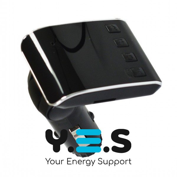 FM-трансмітер HZ H22BT з Bluetooth від прикурювача, USB-порт, кабель USB та iPhone