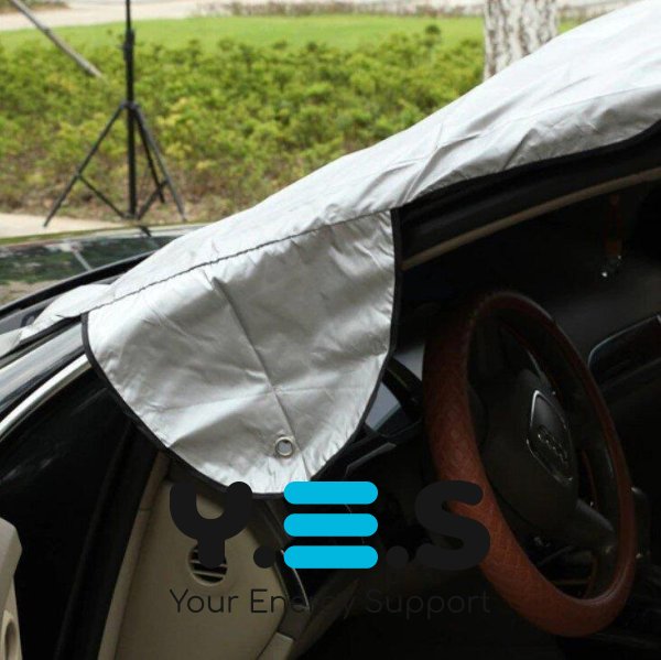 Двостороння накидка-тент на лобове скло авто: захист від пилу та зледеніння