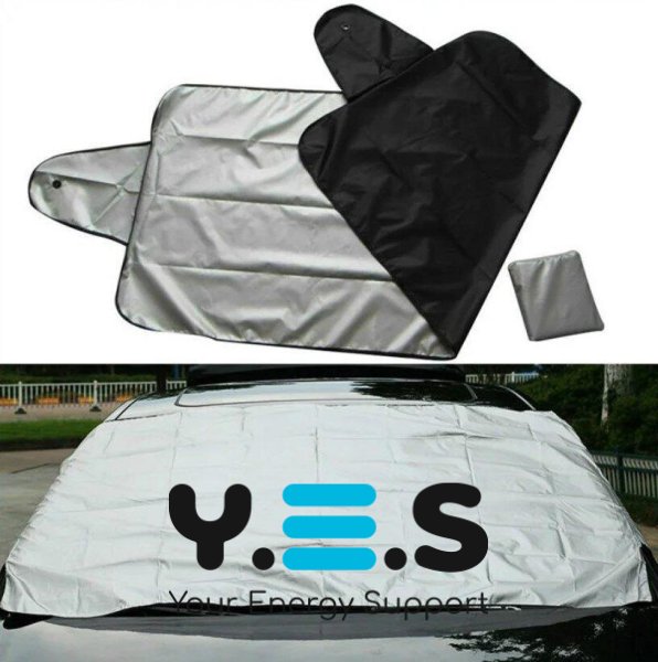 Двостороння накидка-тент на лобове скло авто: захист від пилу та зледеніння