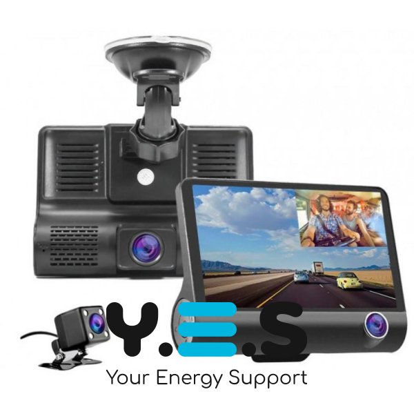 Автовідеореєстратор XoKo DVR-300 на 3 камери, Full HD 1080P