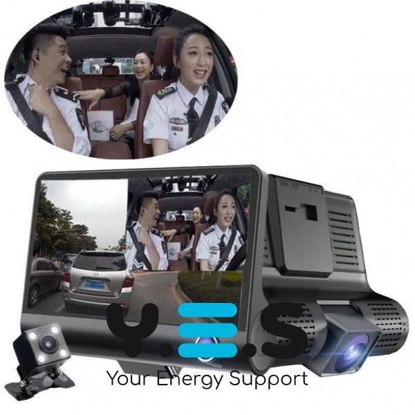 Автовідеореєстратор XoKo DVR-300 на 3 камери, Full HD 1080P