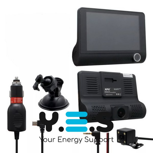 Автовідеореєстратор XoKo DVR-300 на 3 камери, Full HD 1080P