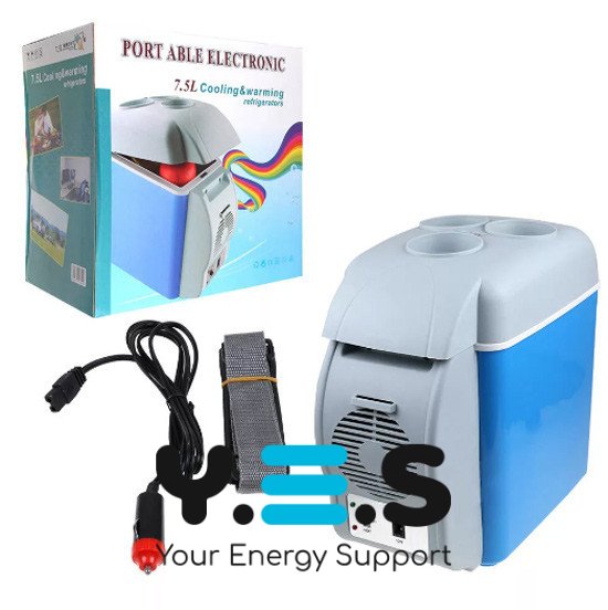 Портативний автохолодильник 2-в-1 (охолодження/нагрів), 7,5 л, живлення від прикурювача Port Able Electronic