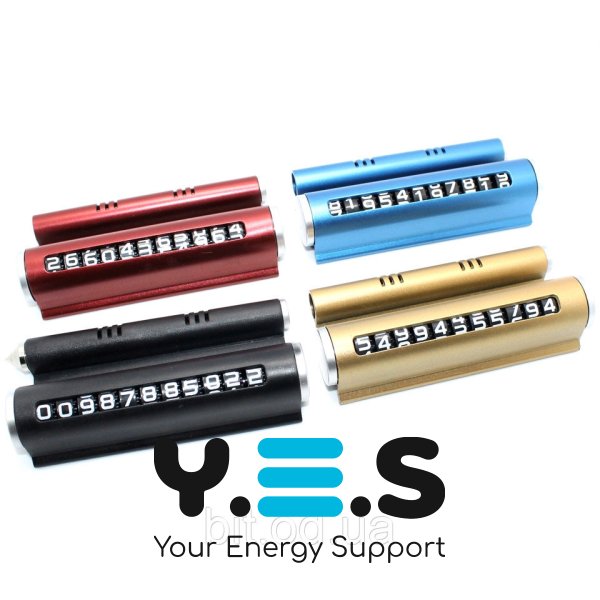 Автовізитка під лобове скло Temporary Parking: тимчасова паркувальна карта з номером телефону, самонабірна табличка