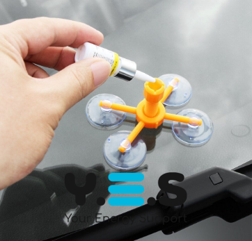 Ремкомплект Windshield для ремонту лобового скла: видалення сколів і тріщин