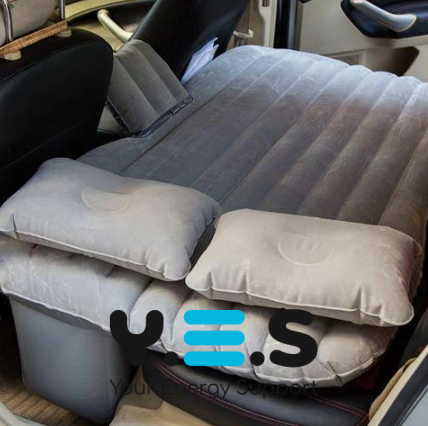 Надувний матрац-ліжко в авто на заднє сидіння Car Travel Bed для подорожей