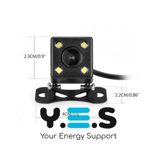 Універсальна камера заднього виду A-101 LED для авто, відеоспостереження/реєстратор