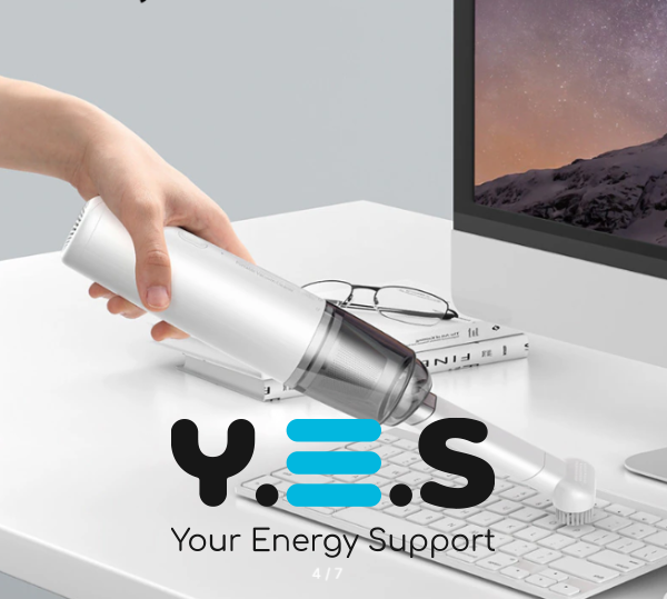 Портативний бездротовий мініпилосос для дому й авто, USB-зарядка