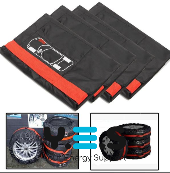 Комплект чохлів для зберігання шин і коліс авто R18 (4 шт.)