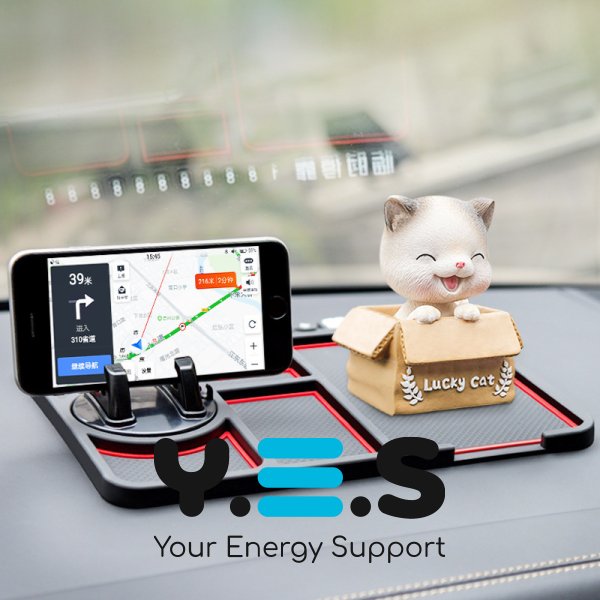 Органайзер на панель авто: антиковзкий липкий килимок-утримувач для телефона та аксесуарів