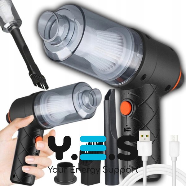 Автомобільний бездротовий портативний пилосос Easy Vacuum 2в1, модель M2042