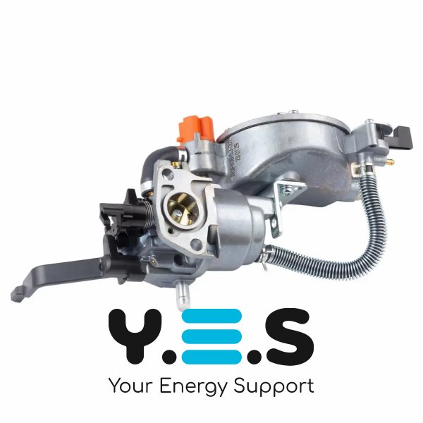 Карбюратор для генератора 1.3–4.0 кВт з газовим редуктором (газ/бензин)