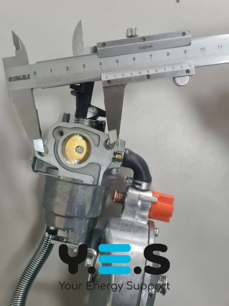 Карбюратор для генератора 1.3–4.0 кВт з газовим редуктором (газ/бензин)