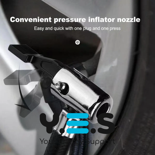 Автомобільний компресор XL-1025, насос 12В для шин, човнів і матраців