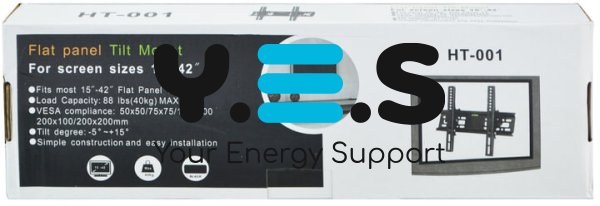 Настінний кронштейн для ТВ HT001 15–42", навантаження до 40 кг