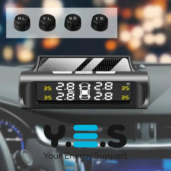 TPMS: бездротова система контролю тиску в шинах із зовнішніми датчиками