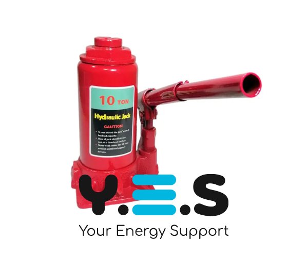 Бутильний гідравлічний домкрат для авто 10 т (10т)