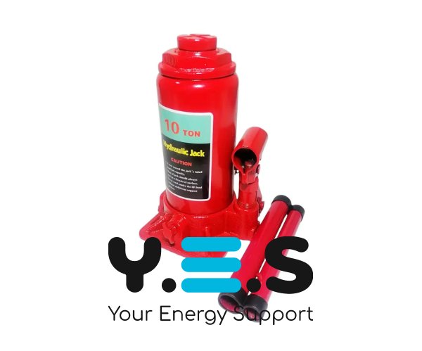 Бутильний гідравлічний домкрат для авто 10 т (10т)