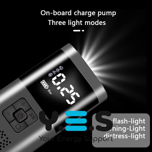 Портативний бездротовий компресор-насос Wireless Pump ST5509D 12В, багатофункціональний