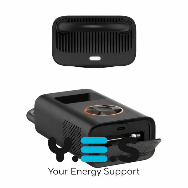 Акумуляторний автокомпресор 2-в-1 Power Bank ATJ-005: автостоп, цифровий дисплей, LED-ліхтар