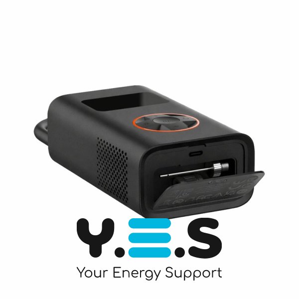 Акумуляторний автокомпресор 2-в-1 Power Bank ATJ-005: автостоп, цифровий дисплей, LED-ліхтар