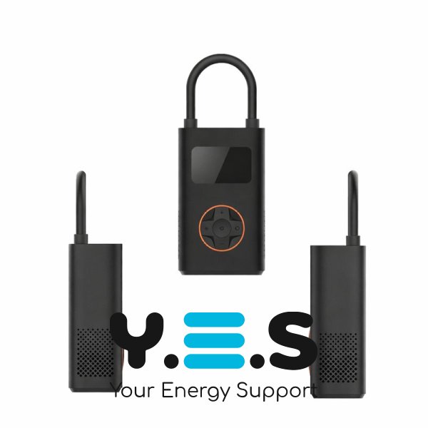 Акумуляторний автокомпресор 2-в-1 Power Bank ATJ-005: автостоп, цифровий дисплей, LED-ліхтар