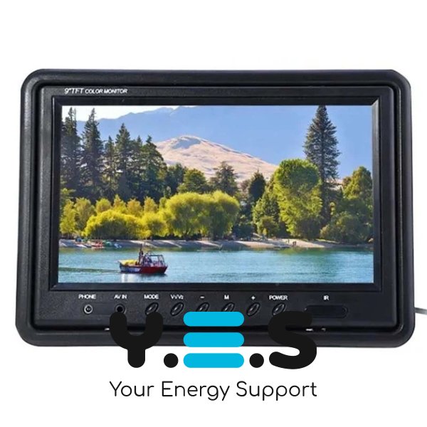 Автомобільний 9" монітор NEW для камери заднього виду з підтримкою DVD/VCD