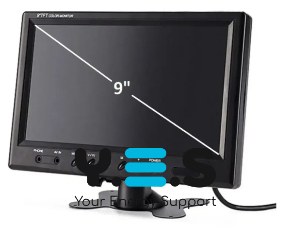 Автомобільний 9" монітор NEW для камери заднього виду з підтримкою DVD/VCD