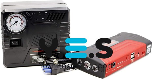 Портативний пуско-зарядний стартер EQUUS 12В, 50 800 мА·год, набір для авто