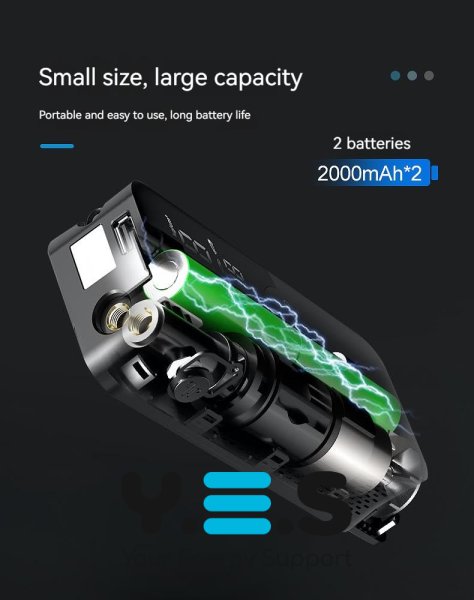 Автомобільний портативний компресор-насос Carsun C3106 4000 маг для спортінвентарю