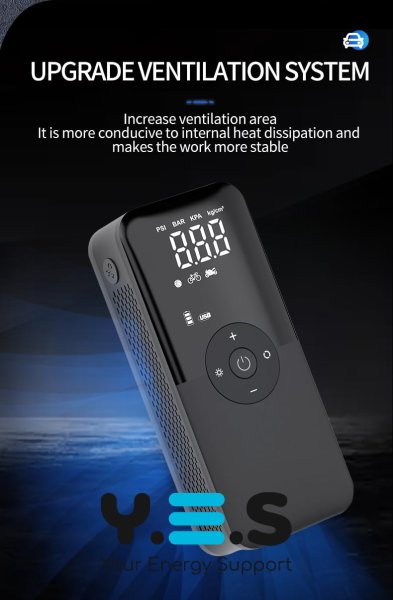 Автомобільний портативний компресор-насос Carsun C3106 4000 маг для спортінвентарю