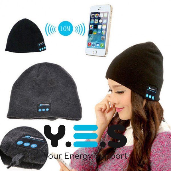 Шапка SPS Hat BT з вбудованими Bluetooth-навушниками та портативною колонкою (Music Hat)