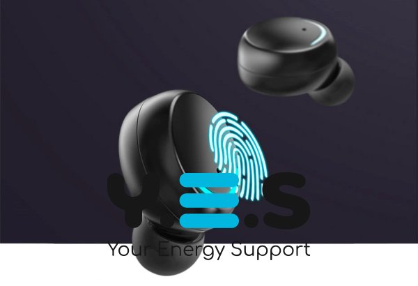 Бездротові TWS навушники BTH-F9-5 з сенсорним керуванням і кейсом-зарядкою з цифровим дисплеєм (Bluetooth)