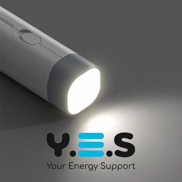 Портативний LED ліхтар-світильник з PowerBank 20000 мА·год і бездротовою зарядкою телефону