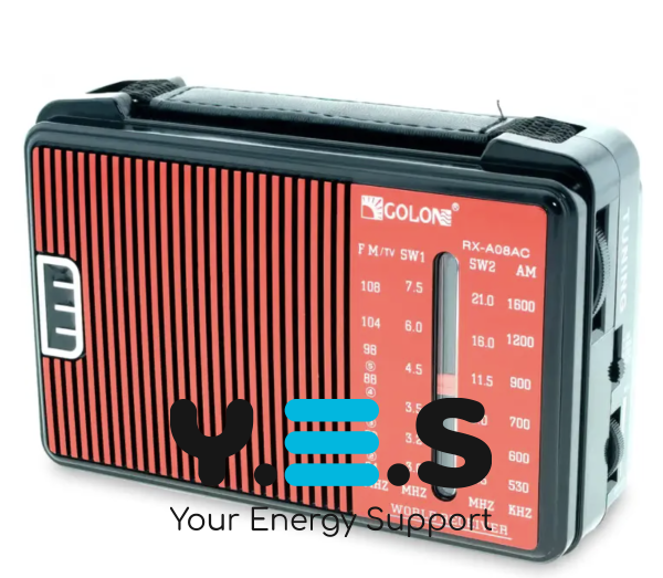 Портативний радіоприймач GOLON RX-A08 AC 220В та на батарейках