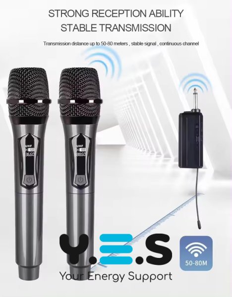 Бездротовий UHF мікрофон TTD‑M10 для караоке (1 мікрофон)