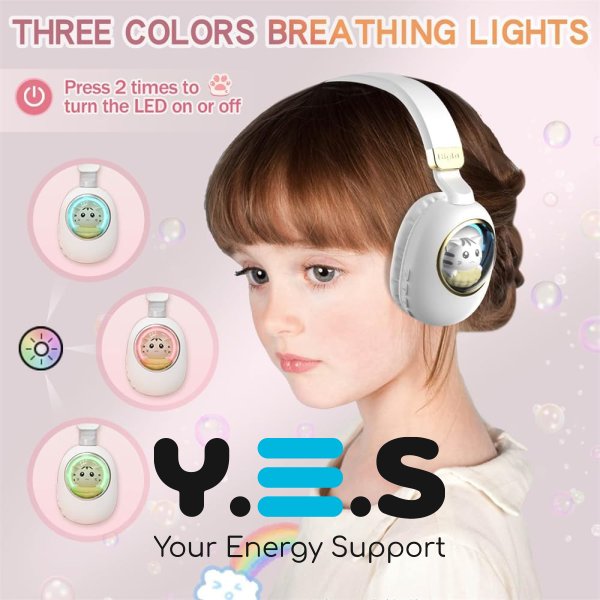 Бездротові акумуляторні LED-навушники ST862 A.B.C.D