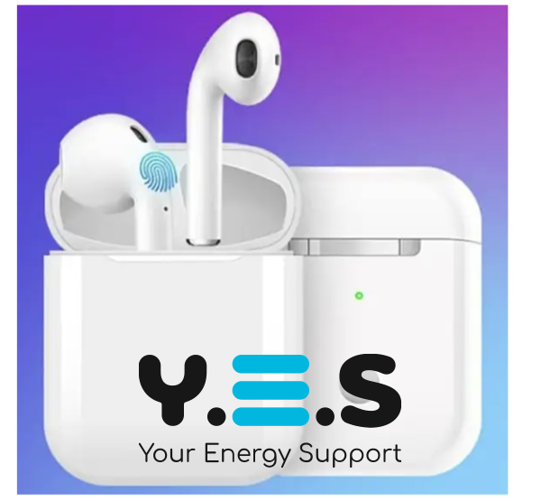 Бездротові Bluetooth навушники i19 TWS з кейсом PowerBank (зарядний футляр)