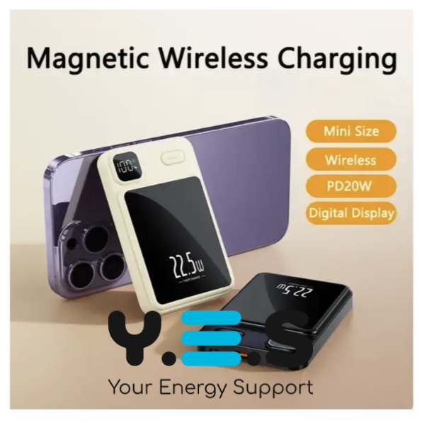 Магнітний павербанк Magnetic Power Bank 90 000mAh 22.5W — компактна потужна мобільна зарядка